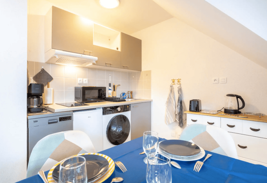 L Eclose "Les Korrigans", appartement T1 bis confortable au Guilvinec, avec salle de sport et piscine L Eclose "Les Korrigans", appartement T1 bis confortable au Guilvinec, avec salle de sport et piscine